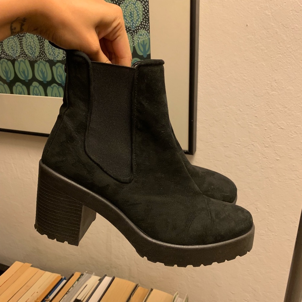 Topshop black boots